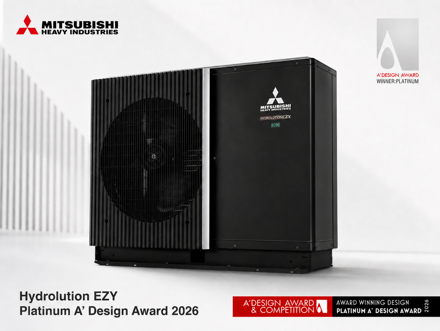 Hydrolution EZY R290: design da Platinum Award