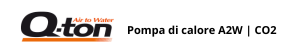 Pompa di calore A2W CO2 Q-ton Pompa di calore A2W CO2